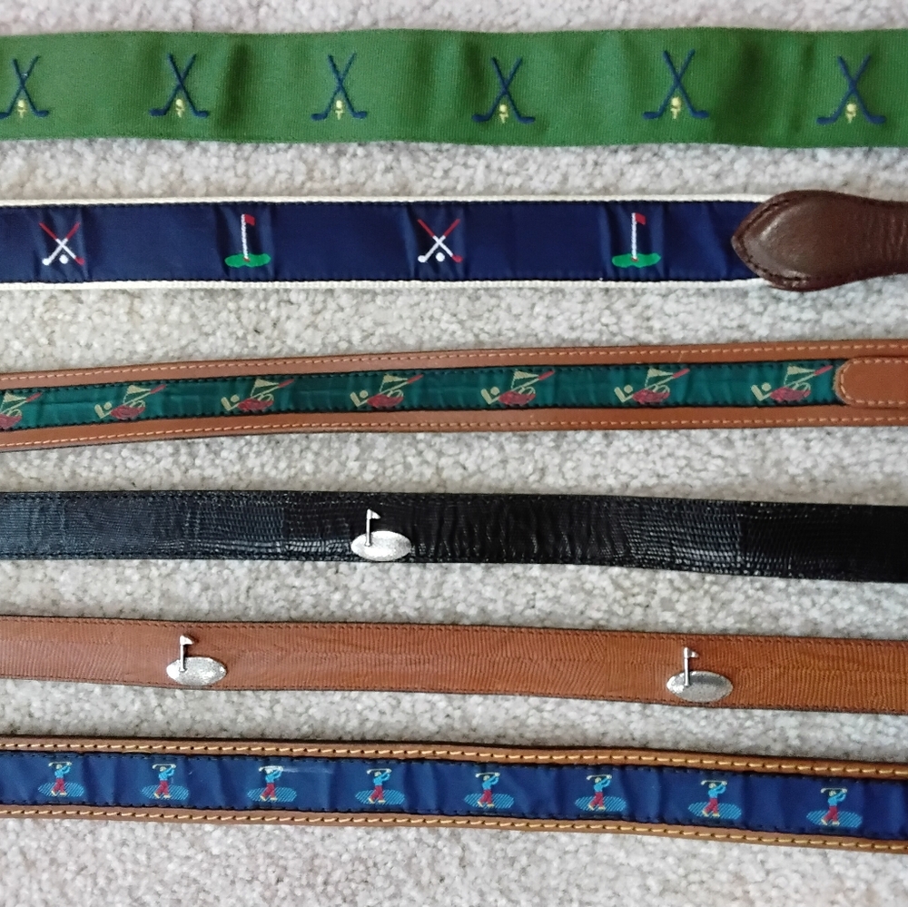 Golf-Themed Belts